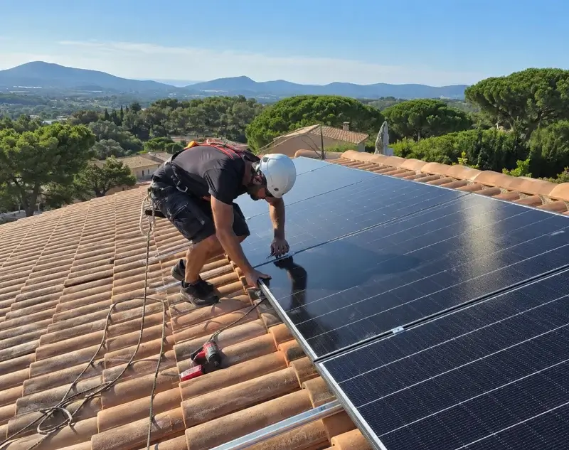 Installateur panneaux solaires Agel — pose photovoltaïque sur toiture