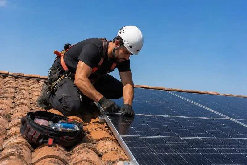 Maintenance et monitoring de panneaux solaires à Agel
